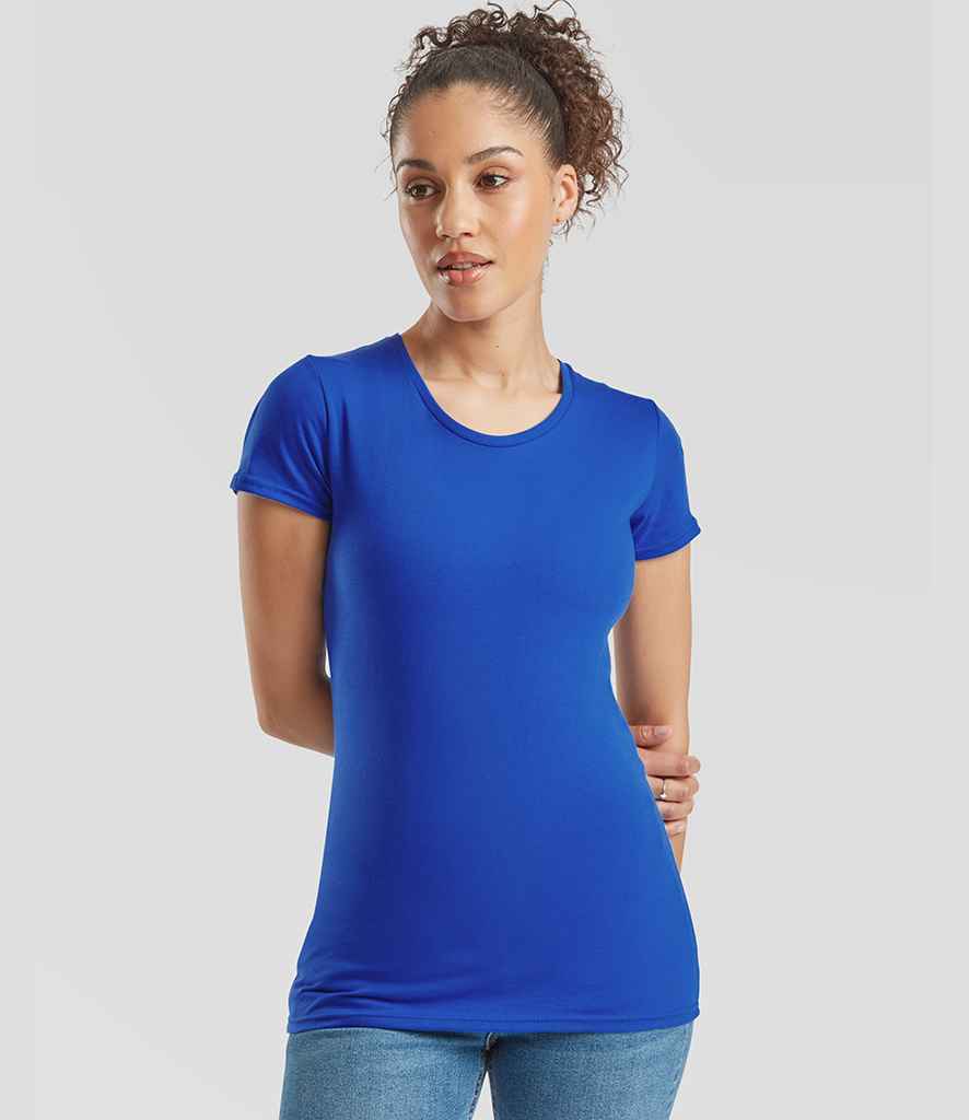 Fruit of the Loom Fruit of the Loom Ladies Iconic 150 T-Shirt Royal Blue