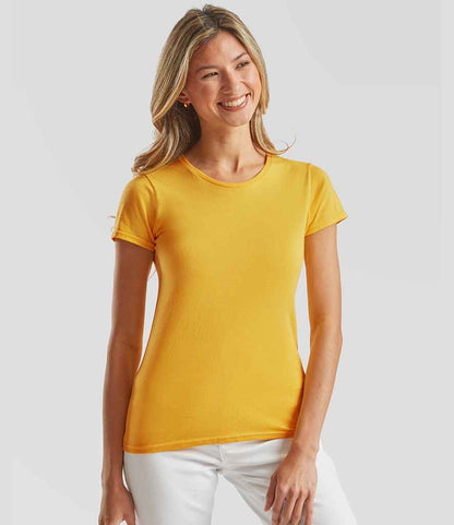 Fruit of the Loom Fruit of the Loom Ladies Iconic 150 T-Shirt Sunflower