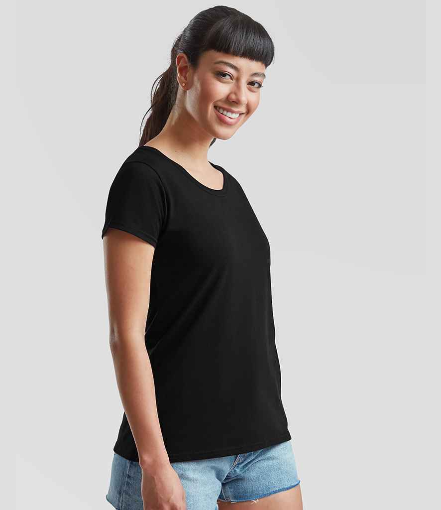 Fruit of the Loom Fruit of the Loom Lady Fit Value T-Shirt Black