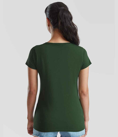 Fruit of the Loom Fruit of the Loom Lady Fit Value T-Shirt Bottle Green