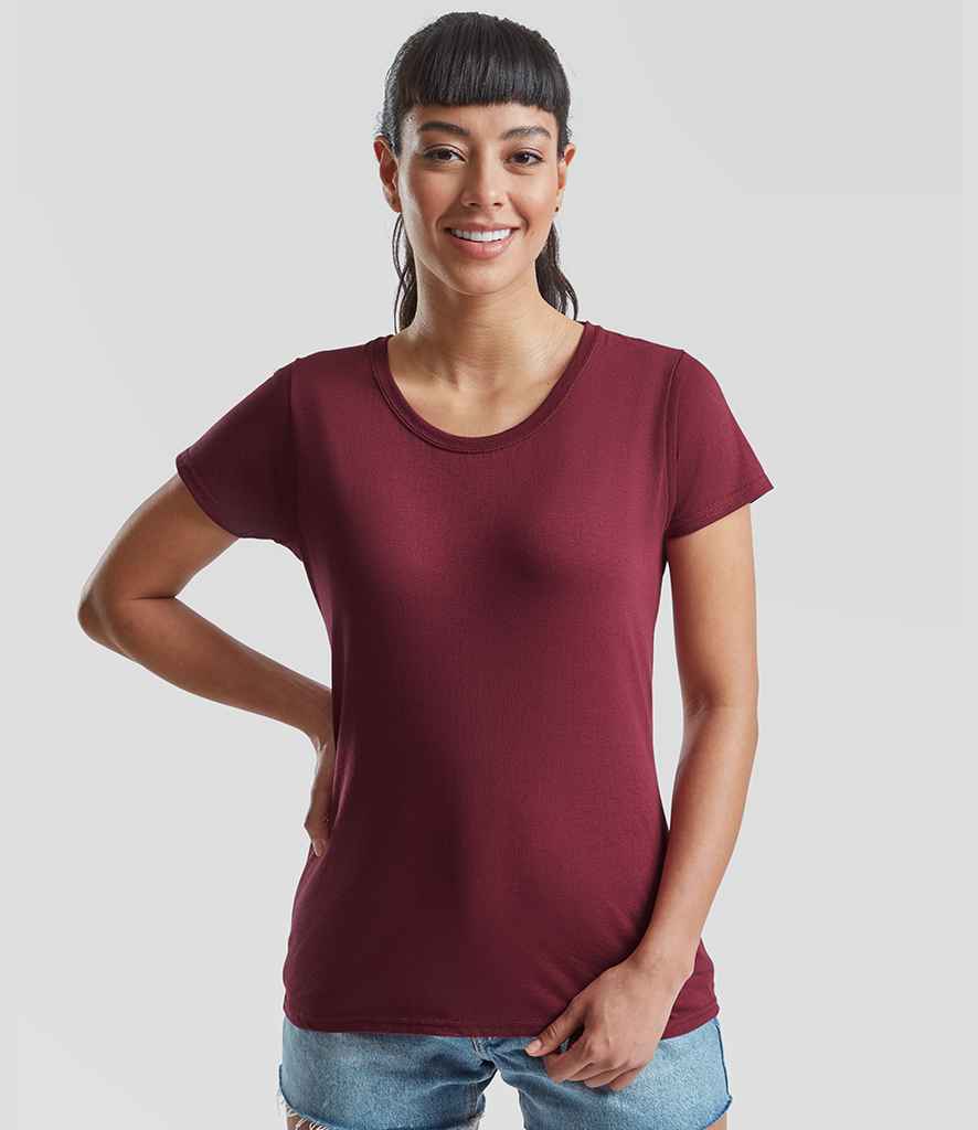 Fruit of the Loom Fruit of the Loom Lady Fit Value T-Shirt Burgundy