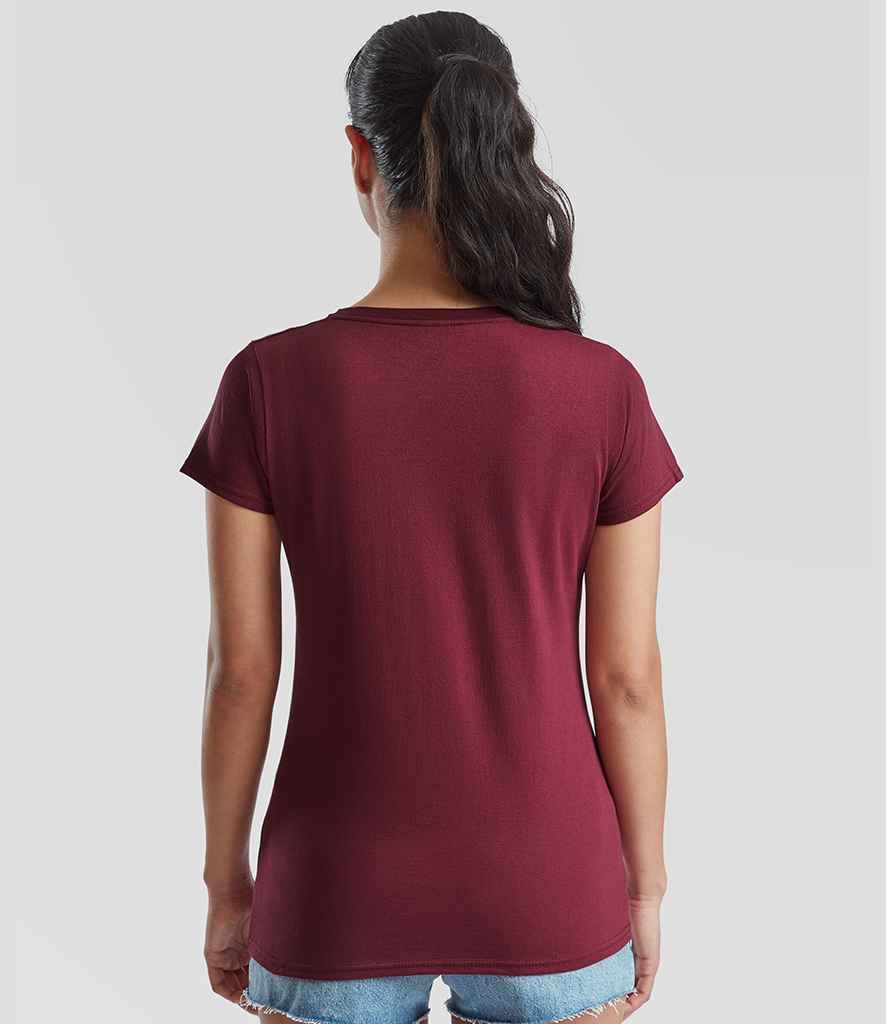 Fruit of the Loom Fruit of the Loom Lady Fit Value T-Shirt Burgundy