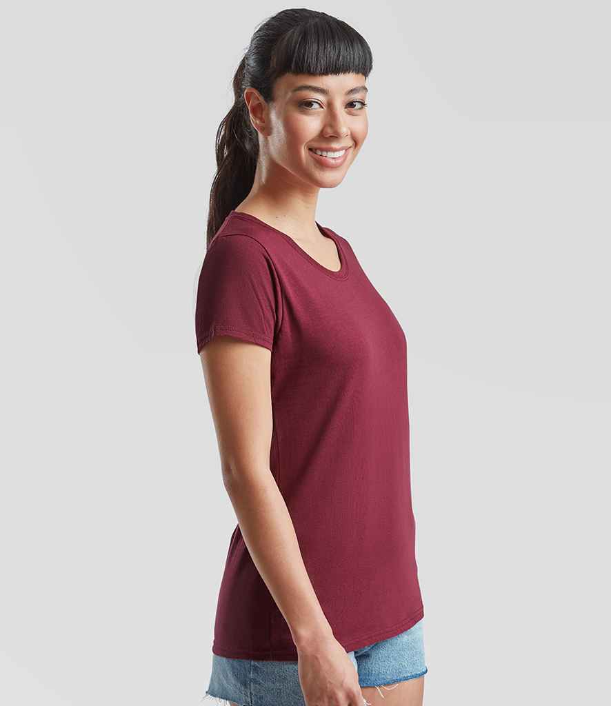 Fruit of the Loom Fruit of the Loom Lady Fit Value T-Shirt Burgundy