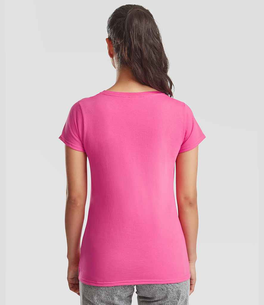 Fruit of the Loom Fruit of the Loom Lady Fit Value T-Shirt Fuchsia