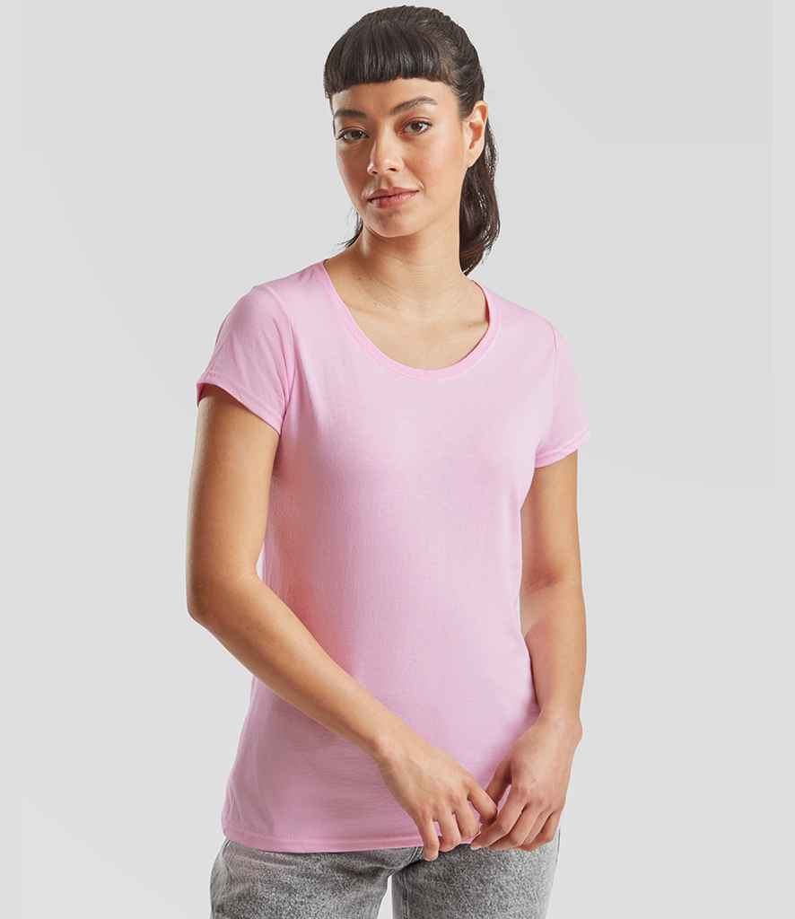 Fruit of the Loom Fruit of the Loom Lady Fit Value T-Shirt Light Pink