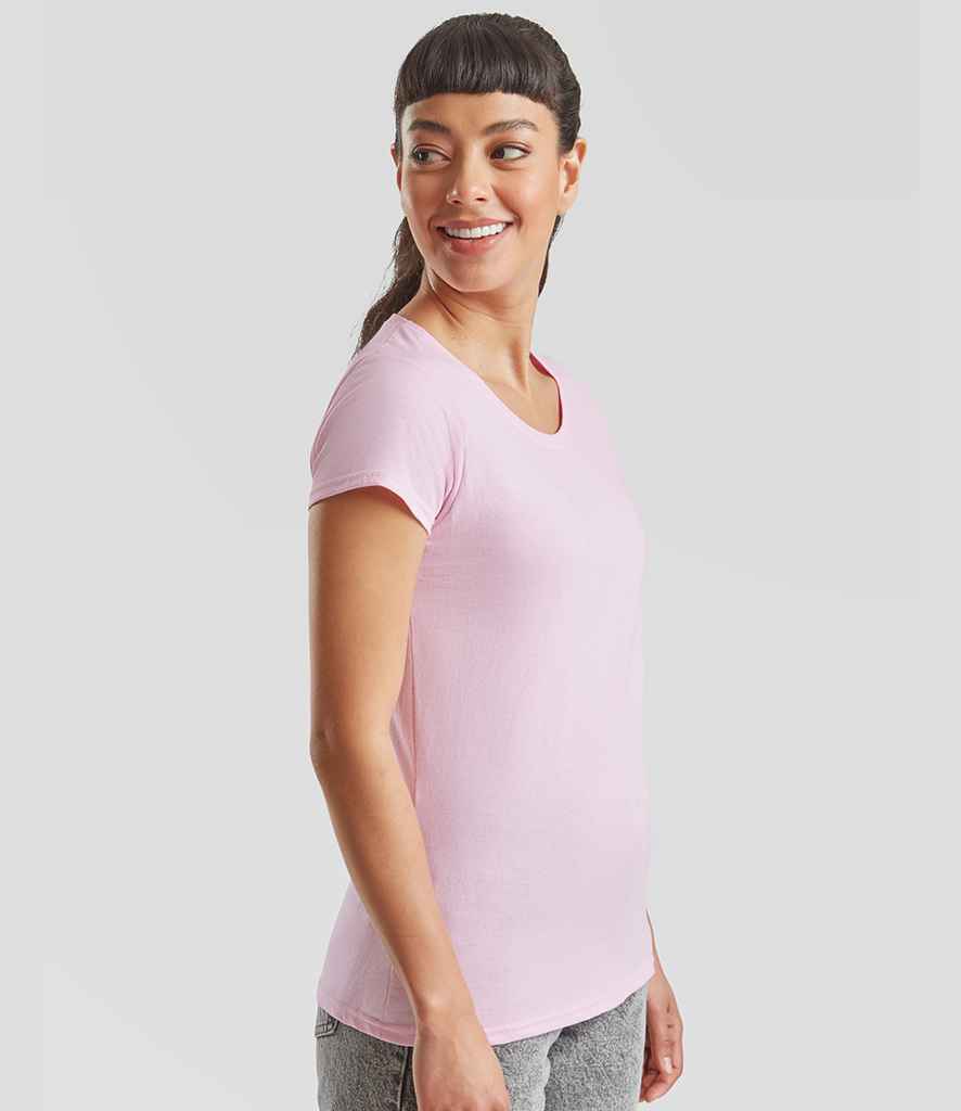 Fruit of the Loom Fruit of the Loom Lady Fit Value T-Shirt Light Pink