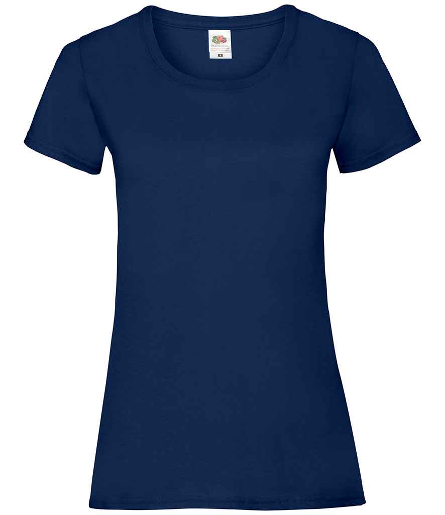 Fruit of the Loom Lady Fit Value T-Shirt in Navy