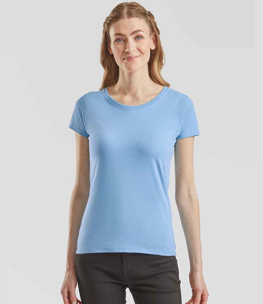 Fruit of the Loom Fruit of the Loom Lady Fit Value T-Shirt Sky Blue