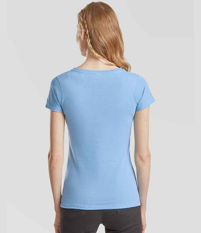 Fruit of the Loom Fruit of the Loom Lady Fit Value T-Shirt Sky Blue