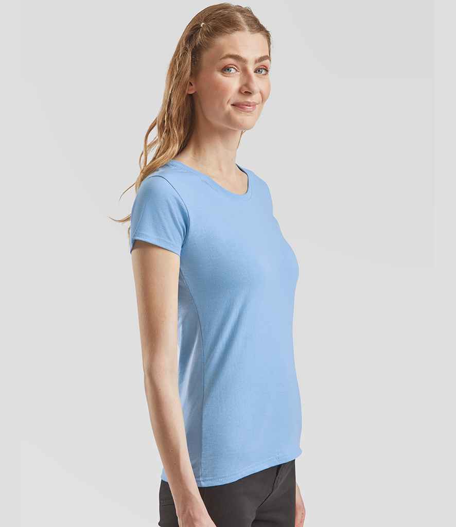 Fruit of the Loom Fruit of the Loom Lady Fit Value T-Shirt Sky Blue