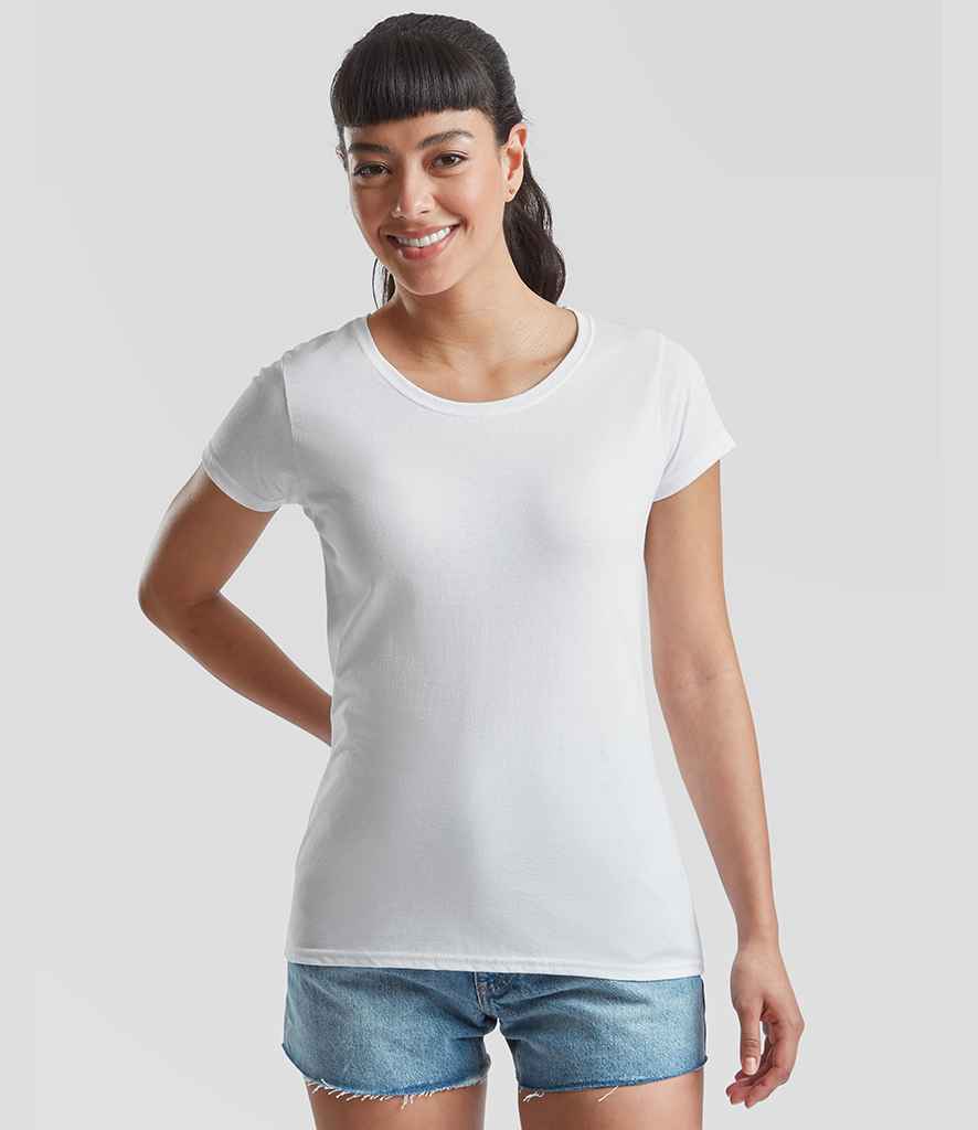 Fruit of the Loom Fruit of the Loom Lady Fit Value T-Shirt White