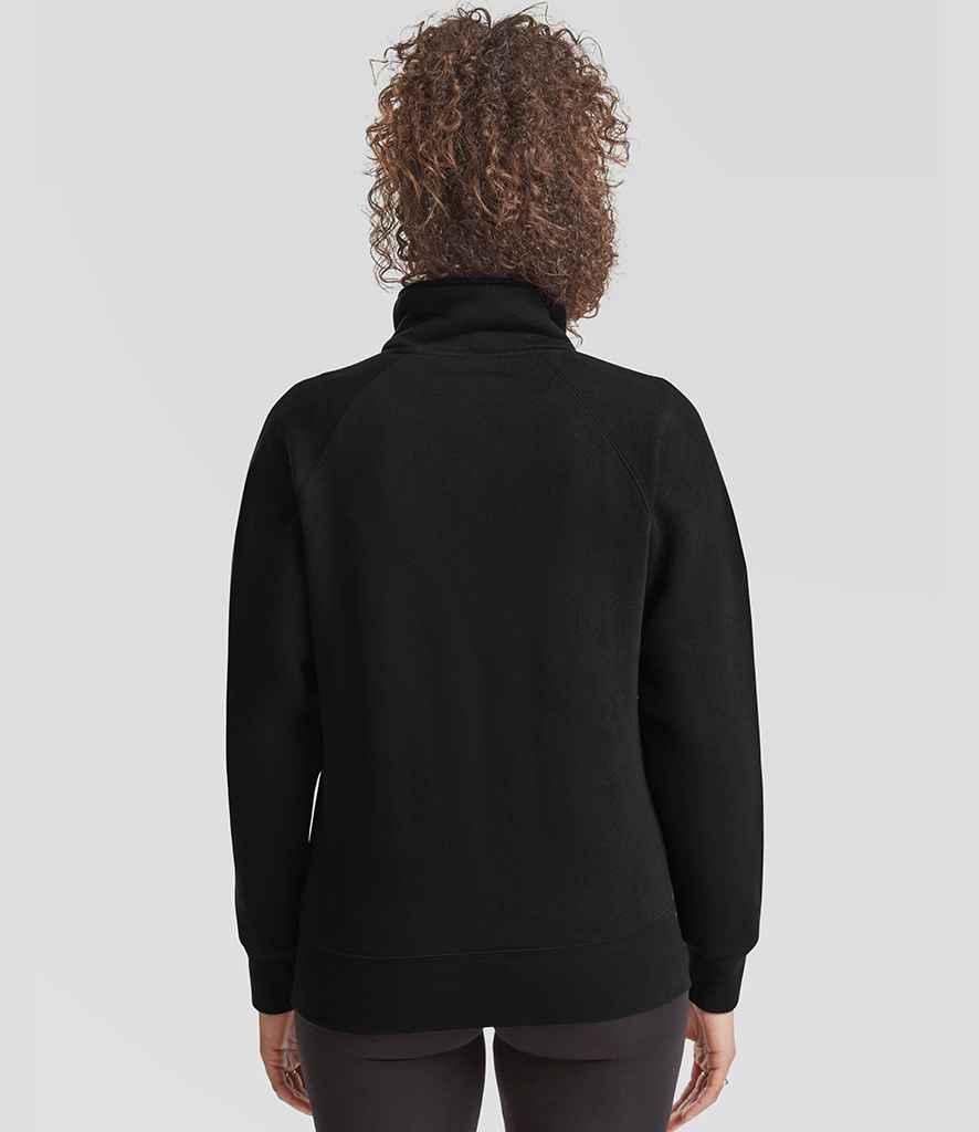 Fruit of the Loom Fruit of the Loom Premium Lady Fit Sweat Jacket Black