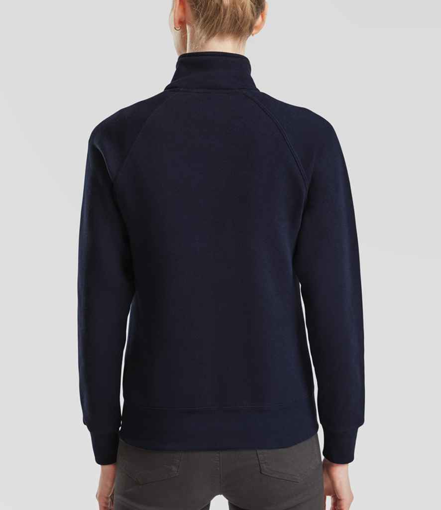 Fruit of the Loom Fruit of the Loom Premium Lady Fit Sweat Jacket Deep Navy