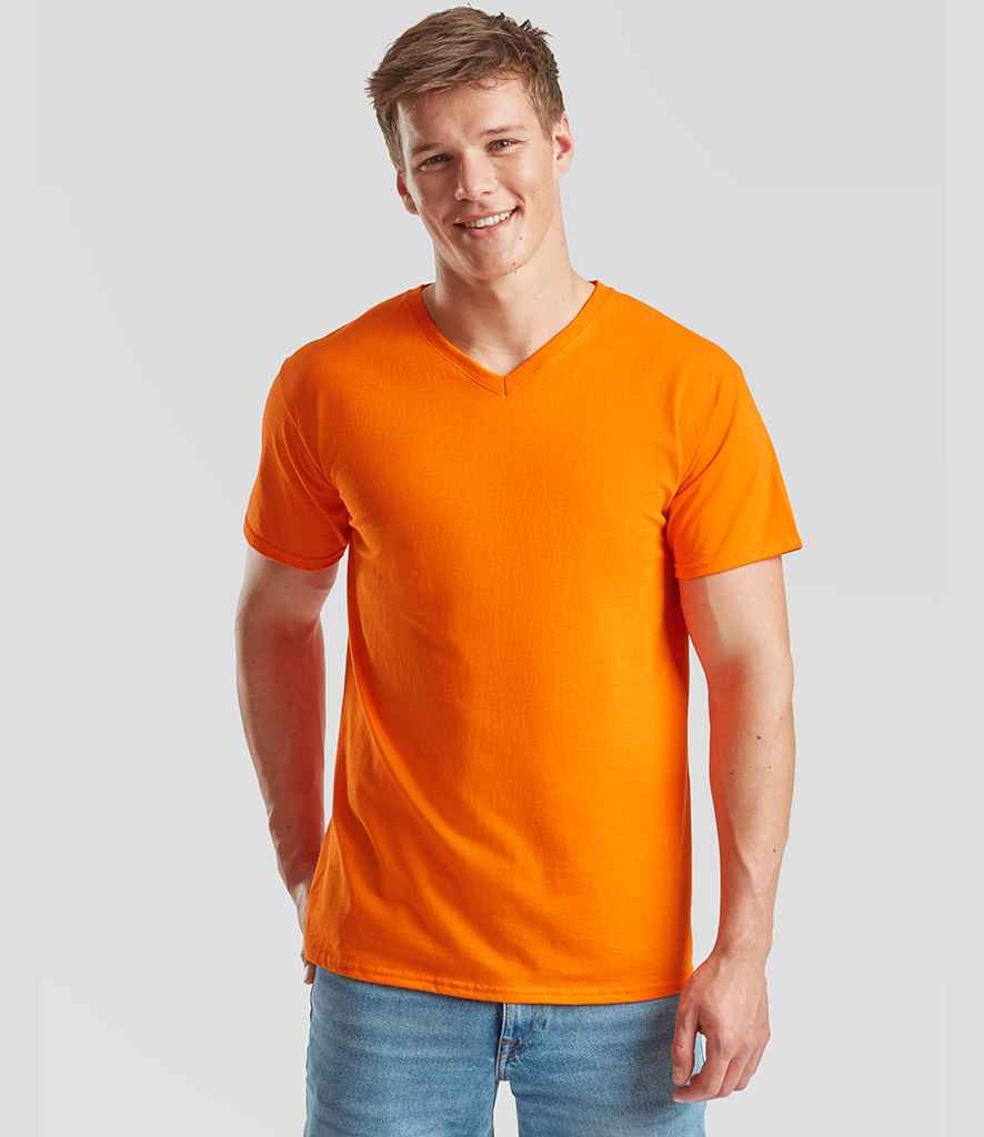 Fruit of the Loom Fruit of the Loom V Neck Value T-Shirt Orange