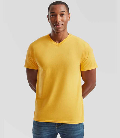 Fruit of the Loom Fruit of the Loom V Neck Value T-Shirt Sunflower