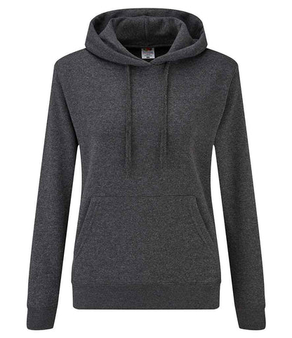 Fruit of the Loom Fruit of the Loom Classic Lady Fit Hooded Sweatshirt Dark Heather