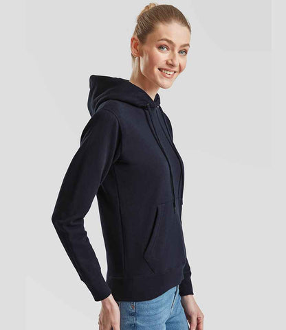 Fruit of the Loom Fruit of the Loom Classic Lady Fit Hooded Sweatshirt Deep Navy