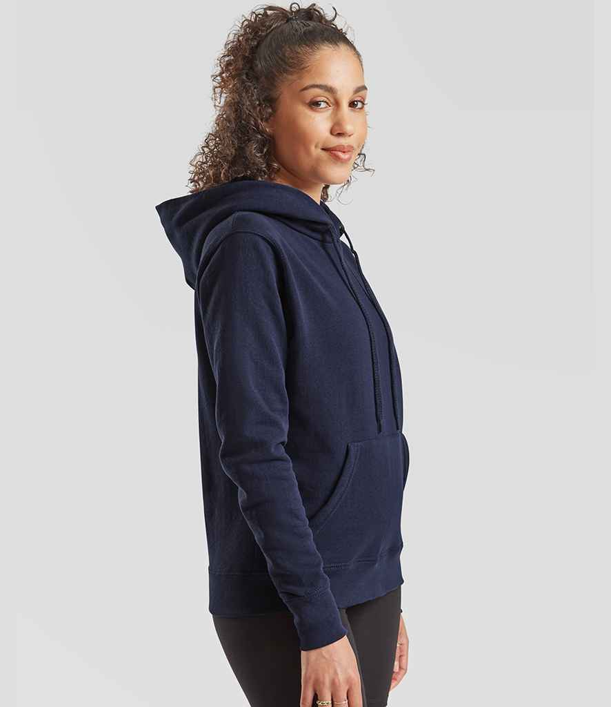 Fruit of the Loom Fruit of the Loom Classic Lady Fit Hooded Sweatshirt Navy