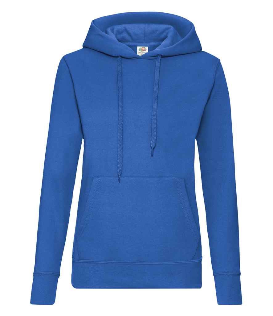 Fruit of the Loom Fruit of the Loom Classic Lady Fit Hooded Sweatshirt Royal Blue