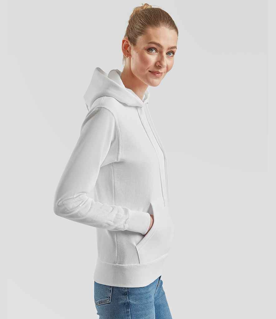 Fruit of the Loom Fruit of the Loom Classic Lady Fit Hooded Sweatshirt White