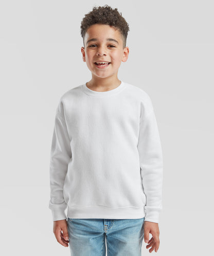 Fruit of the Loom Kids premium set-in sweatshirt Black