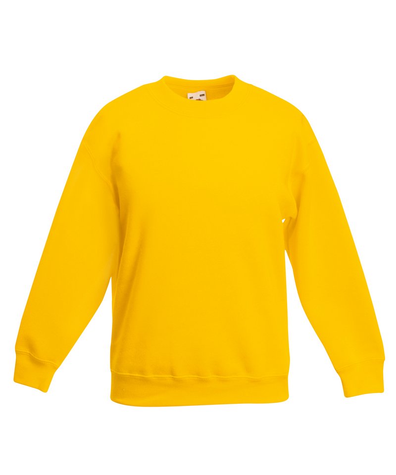 Fruit of the Loom Kids premium set-in sweatshirt Sunflower