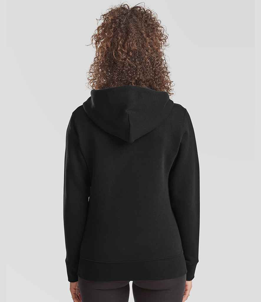 Fruit of the Loom Fruit of the Loom Premium Lady Fit Zip Hooded Jacket Black