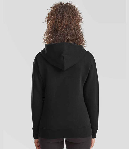 Fruit of the Loom Fruit of the Loom Premium Lady Fit Zip Hooded Jacket Black