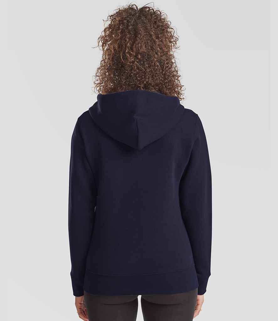 Fruit of the Loom Fruit of the Loom Premium Lady Fit Zip Hooded Jacket Deep Navy