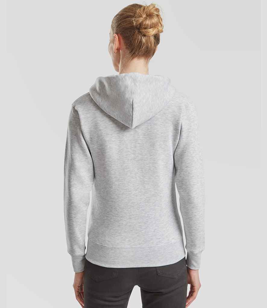 Fruit of the Loom Fruit of the Loom Premium Lady Fit Zip Hooded Jacket Heather Grey