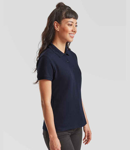 Fruit of the Loom Fruit of the Loom Lady Fit Piqué Polo Shirt Deep Navy