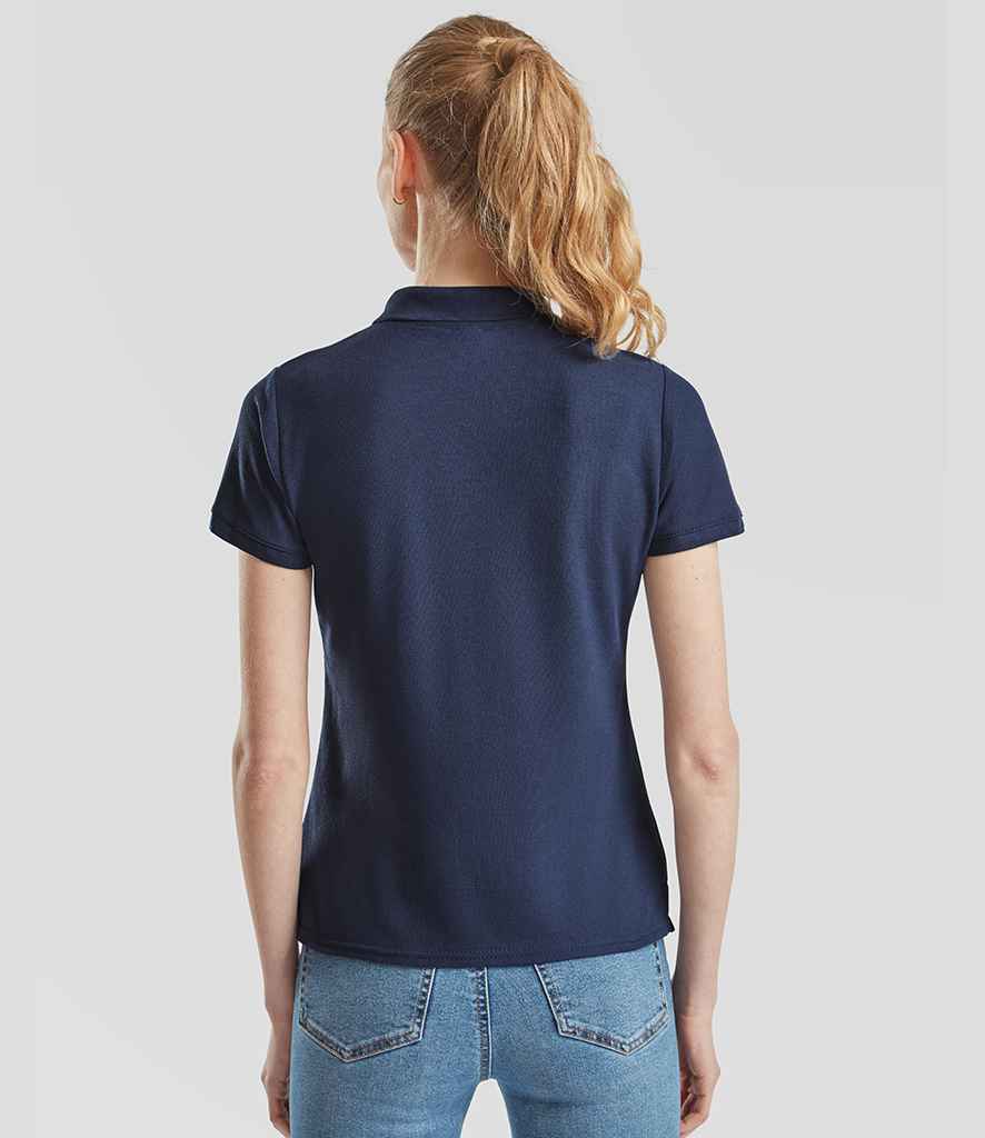 Fruit of the Loom Fruit of the Loom Lady Fit Piqué Polo Shirt Navy