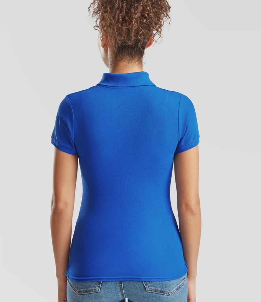 Fruit of the Loom Fruit of the Loom Lady Fit Piqué Polo Shirt Royal Blue