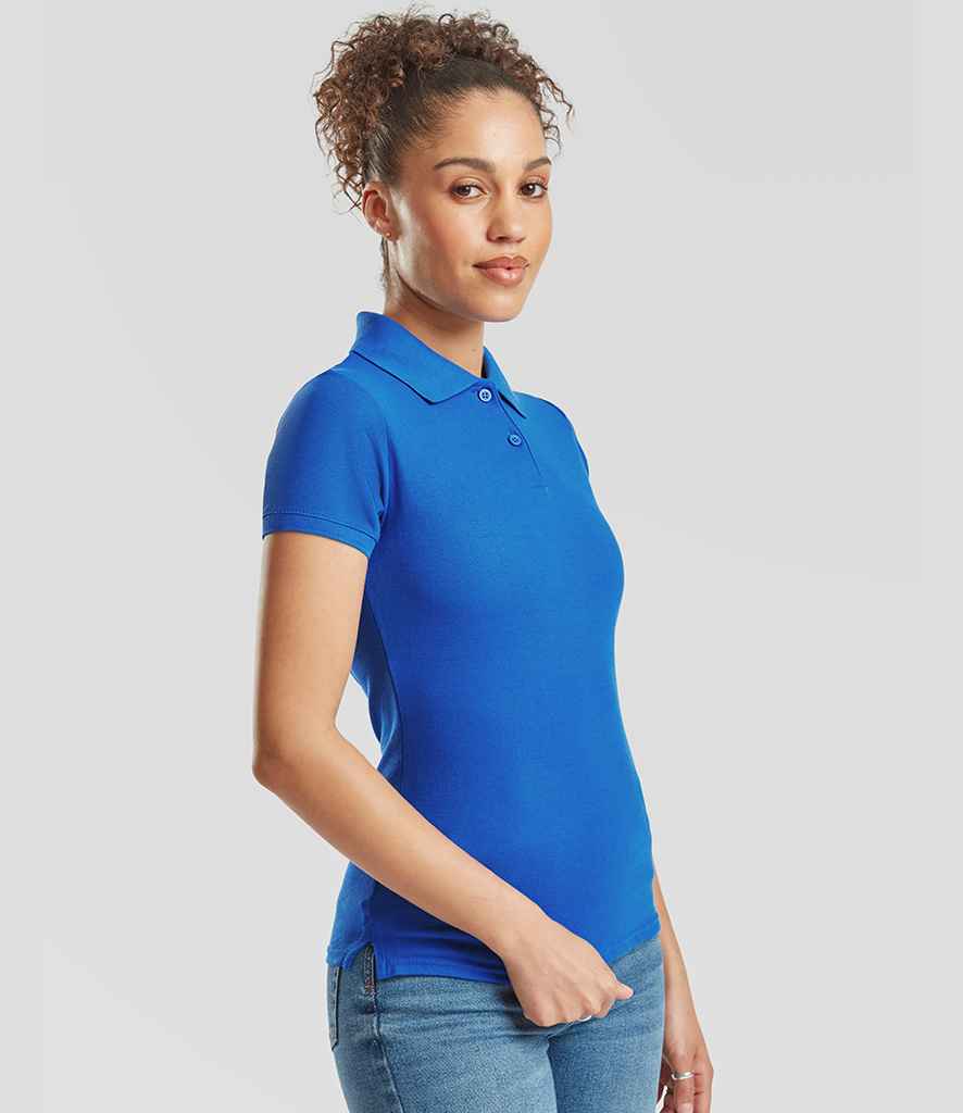Fruit of the Loom Fruit of the Loom Lady Fit Piqué Polo Shirt Royal Blue