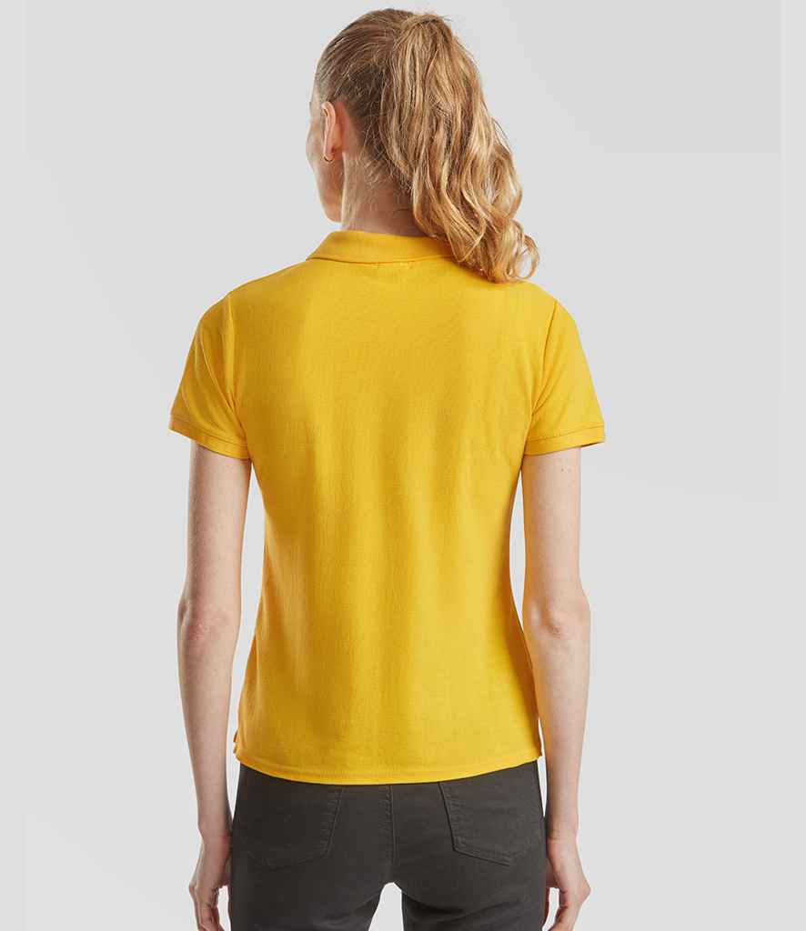 Fruit of the Loom Fruit of the Loom Lady Fit Piqué Polo Shirt Sunflower