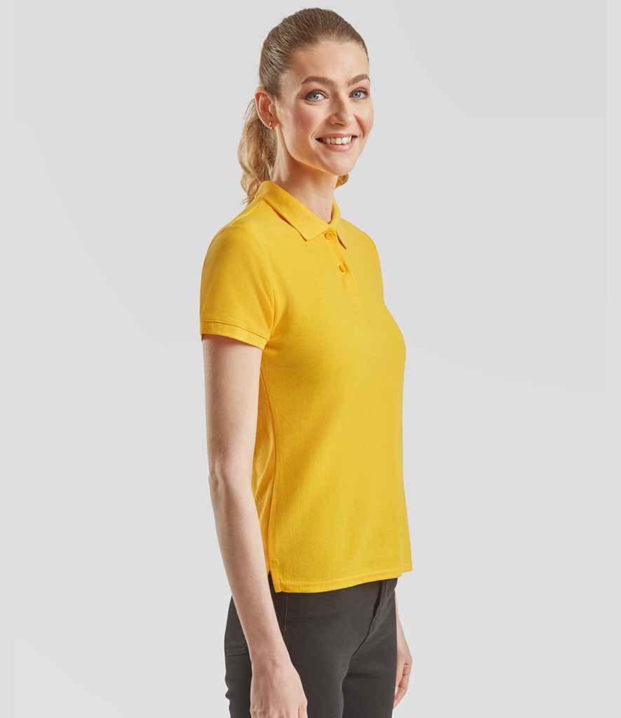 Fruit of the Loom Fruit of the Loom Lady Fit Piqué Polo Shirt Sunflower