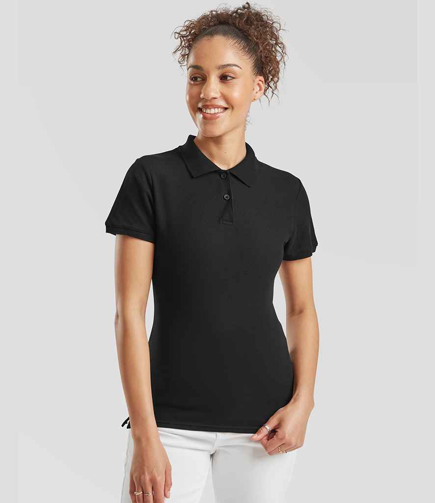 Fruit of the Loom Fruit of the Loom Lady-Fit Premium Cotton Piqué Polo Shirt