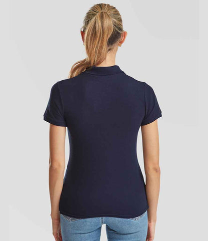 Fruit of the Loom Fruit of the Loom Lady-Fit Premium Cotton Piqué Polo Shirt Deep Navy