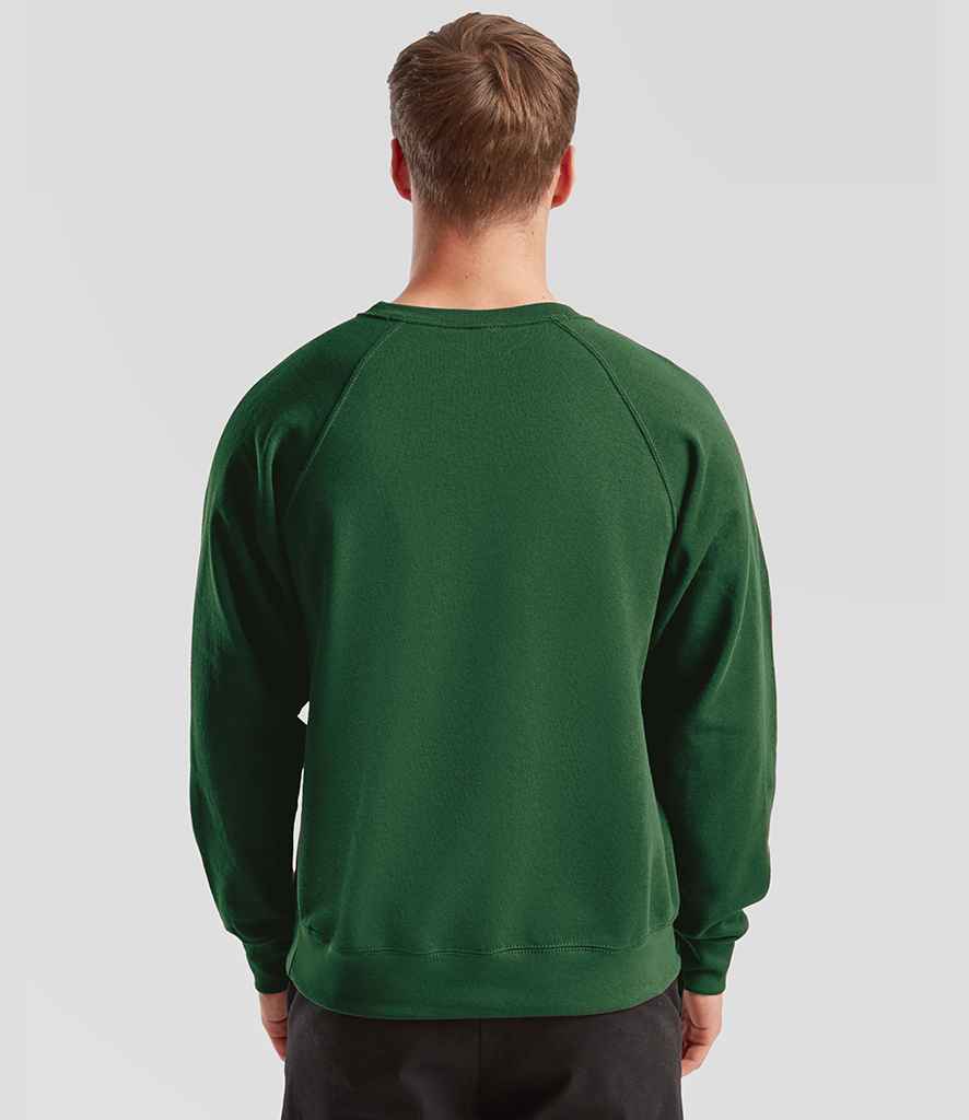 Fruit of the Loom Classic Raglan Sweatshirt - model image