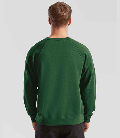 Fruit of the Loom Classic Raglan Sweatshirt - model image
