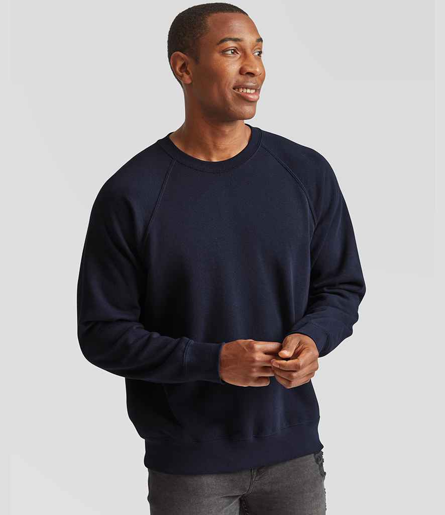 Fruit of the Loom Fruit of the Loom Classic Raglan Sweatshirt Deep Navy