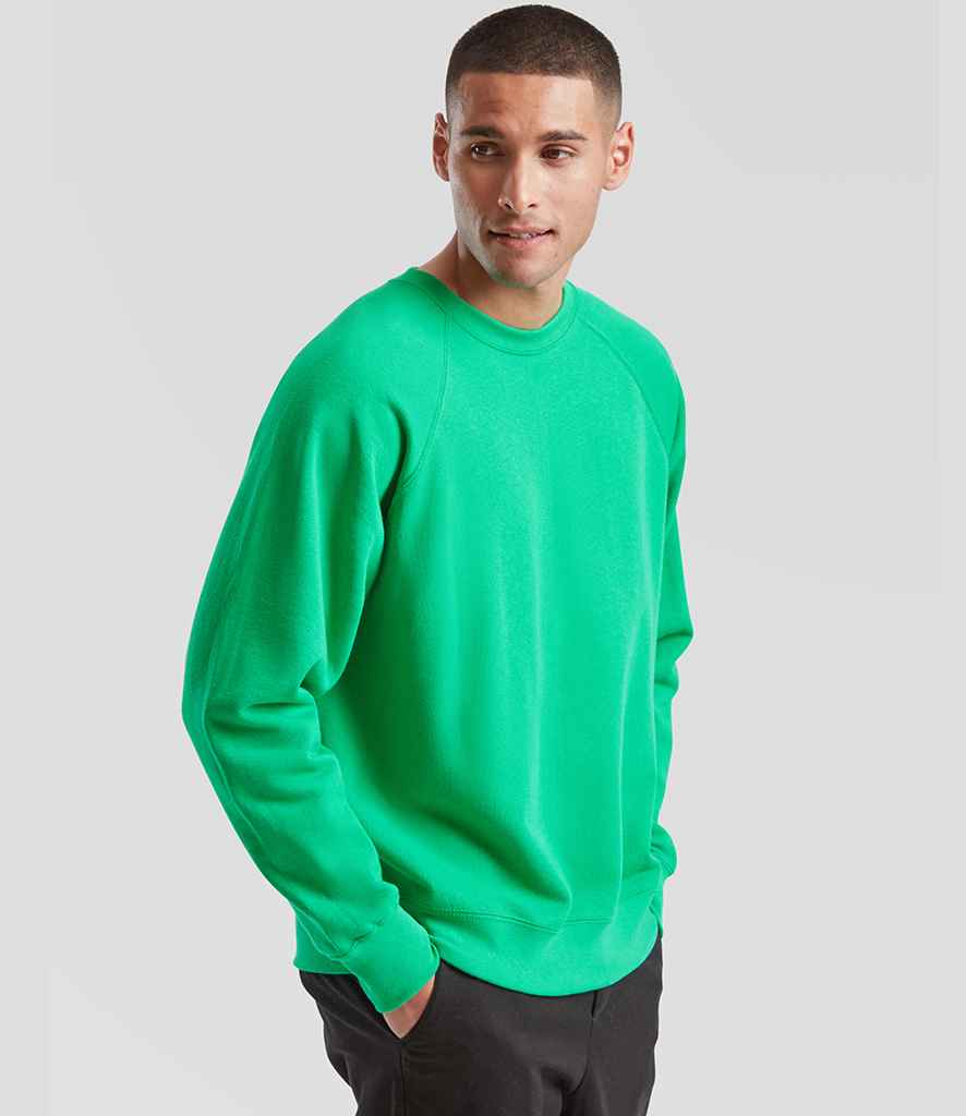 Fruit of the Loom Fruit of the Loom Classic Raglan Sweatshirt Kelly Green