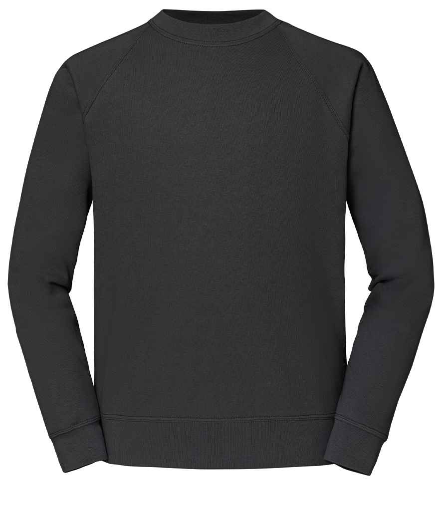Fruit of the Loom Classic Raglan Sweatshirt in Light Graphite