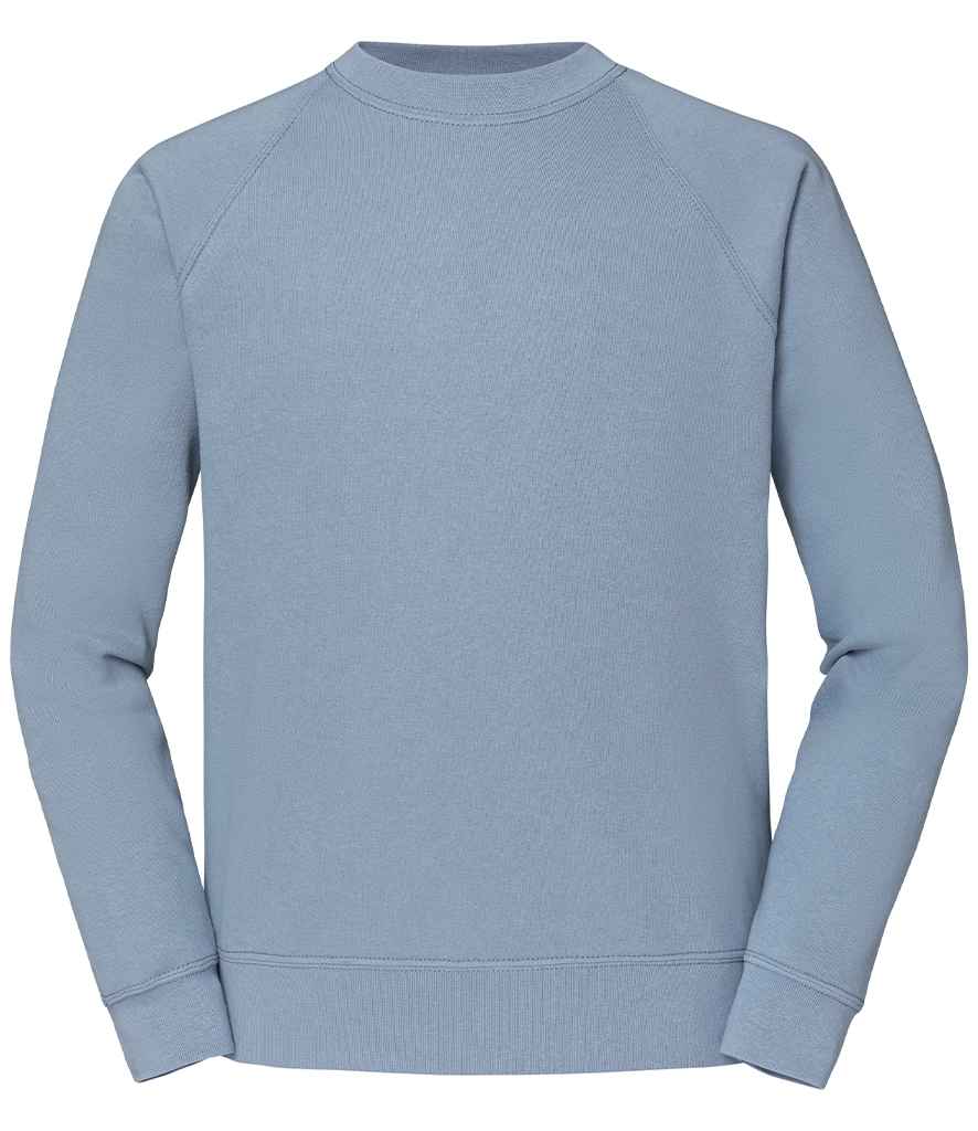 Fruit of the Loom Classic Raglan Sweatshirt in Mineral Blue