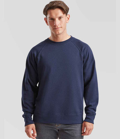 Fruit of the Loom Fruit of the Loom Classic Raglan Sweatshirt Navy
