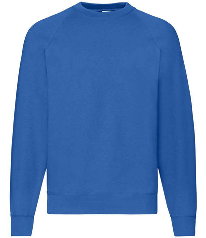 Fruit of the Loom Classic Raglan Sweatshirt in Royal Blue