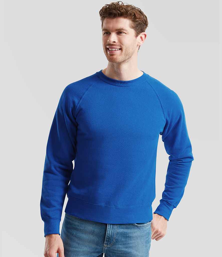 Fruit of the Loom Fruit of the Loom Classic Raglan Sweatshirt Royal Blue