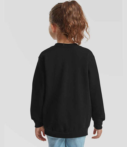 Fruit of the Loom Fruit of the Loom Kids Classic Drop Shoulder Sweatshirt Black