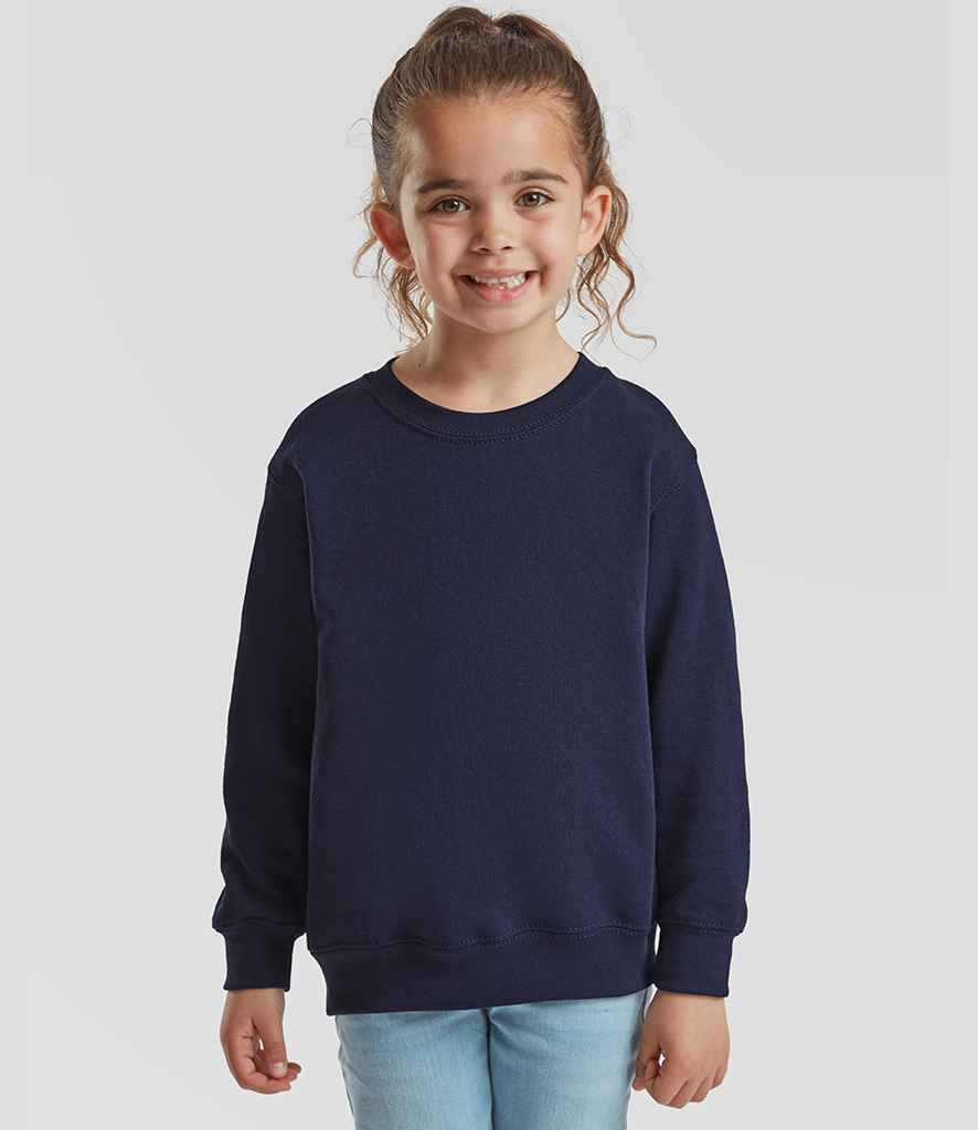 Fruit of the Loom Fruit of the Loom Kids Classic Drop Shoulder Sweatshirt Navy