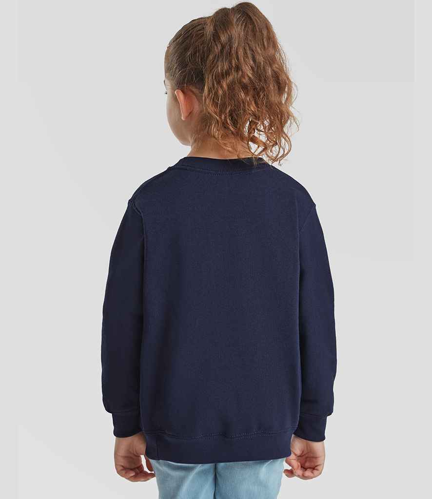 Fruit of the Loom Fruit of the Loom Kids Classic Drop Shoulder Sweatshirt Navy